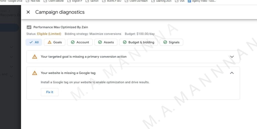 Google-ads-conversion-google-tag-error
